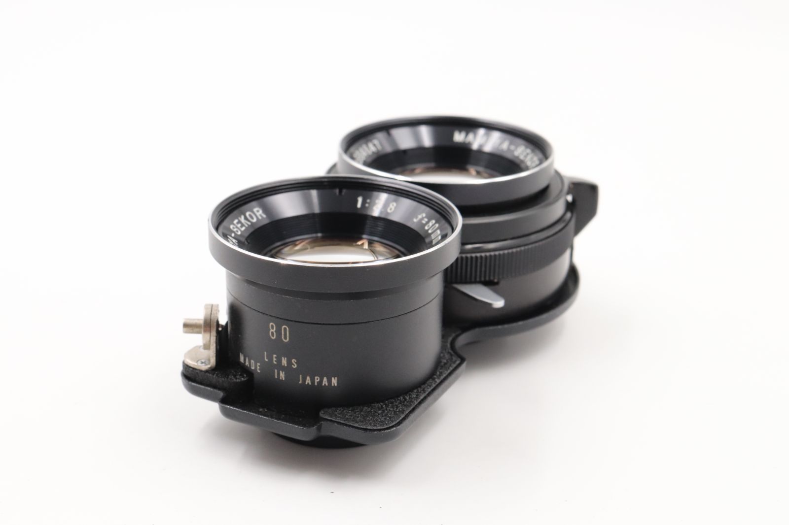 【美品】Mamiya マミヤ Sekor S 80mm F2.8 BlueDot 美品☆マミヤ Mamiya SEKOR 80mm F2.8 ブルードット 二眼レフ C330/220