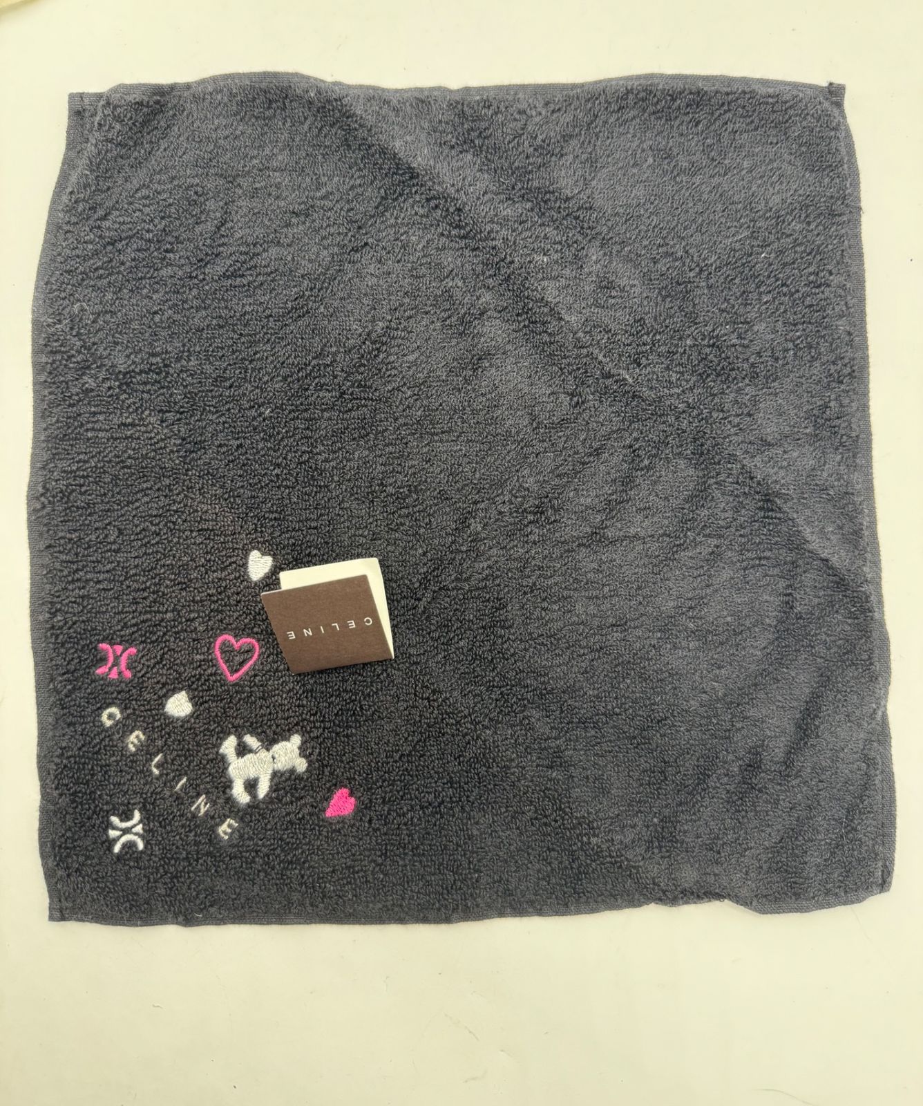 未使用品】CELINE セリーヌ テディベアハンカチセット ブラック p2480