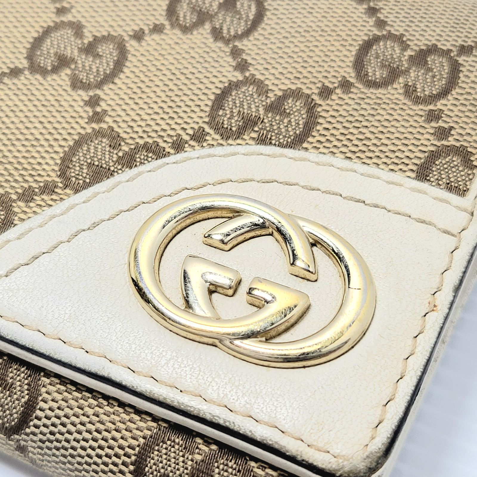 美品】GUCCI 長財布 2点セット GGキャンバス ラウンドファスナー 