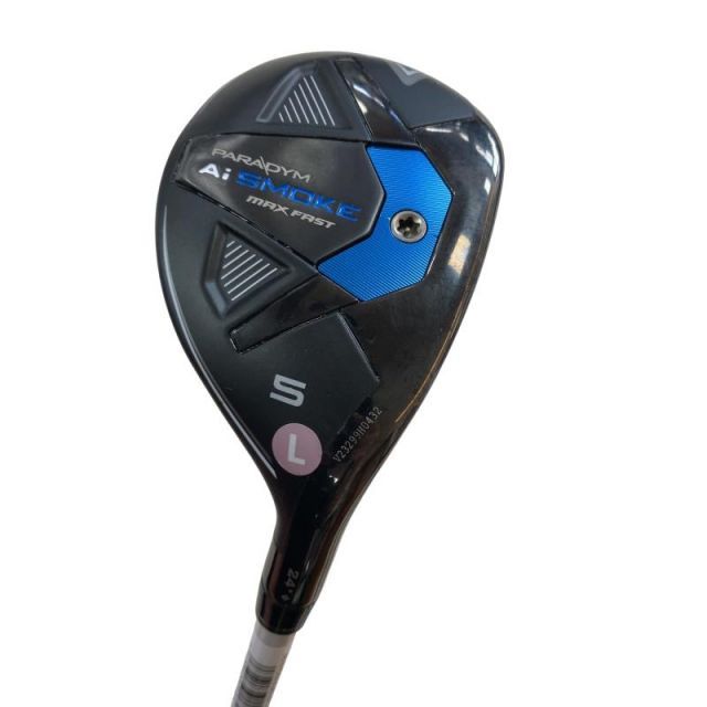【中古】 キャロウェイ PARADYM Ai SMOKE MAX FAST U5 レディース ユーティリティ UT ELDIO 40 for CW(Ai SMOKE UT) (フレックスL) レディース 女性用 右利き 右用 Cランク ゴルフクラブ