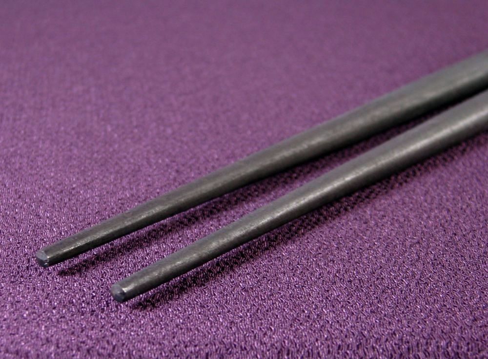 五十二代 明珍宗理作 火箸 風鈴 長さ：38.3cm 共箱・栞付 茶道具