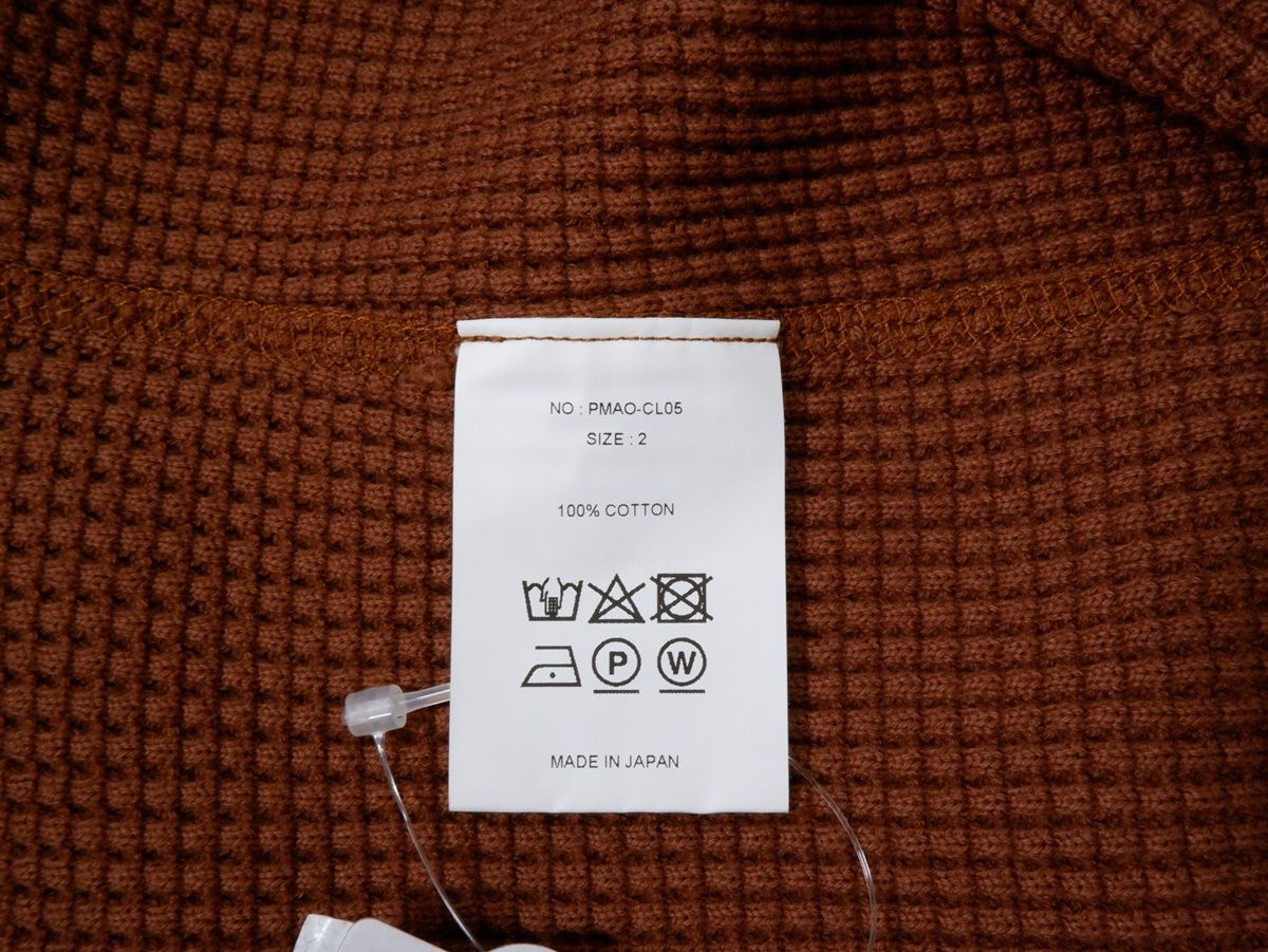 PHIGVEL MAKERS & Co.フィグベル 2022AW HOODED HEAVY WAFFLE TOP