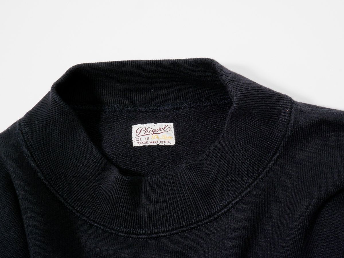 PHIGVEL MAKERS & Co.フィグベル ATHLETIC MOCKNECK SWEAT/D.NAVY