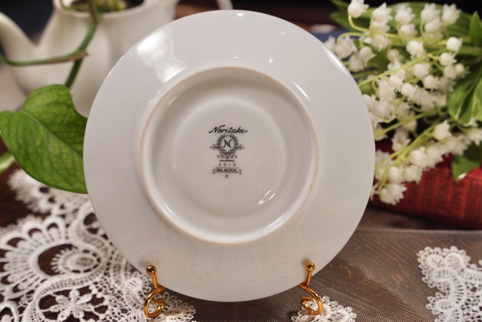 Noritake】ノリタケ BALMORAL バルモラル コーヒーカップ＆ソーサー