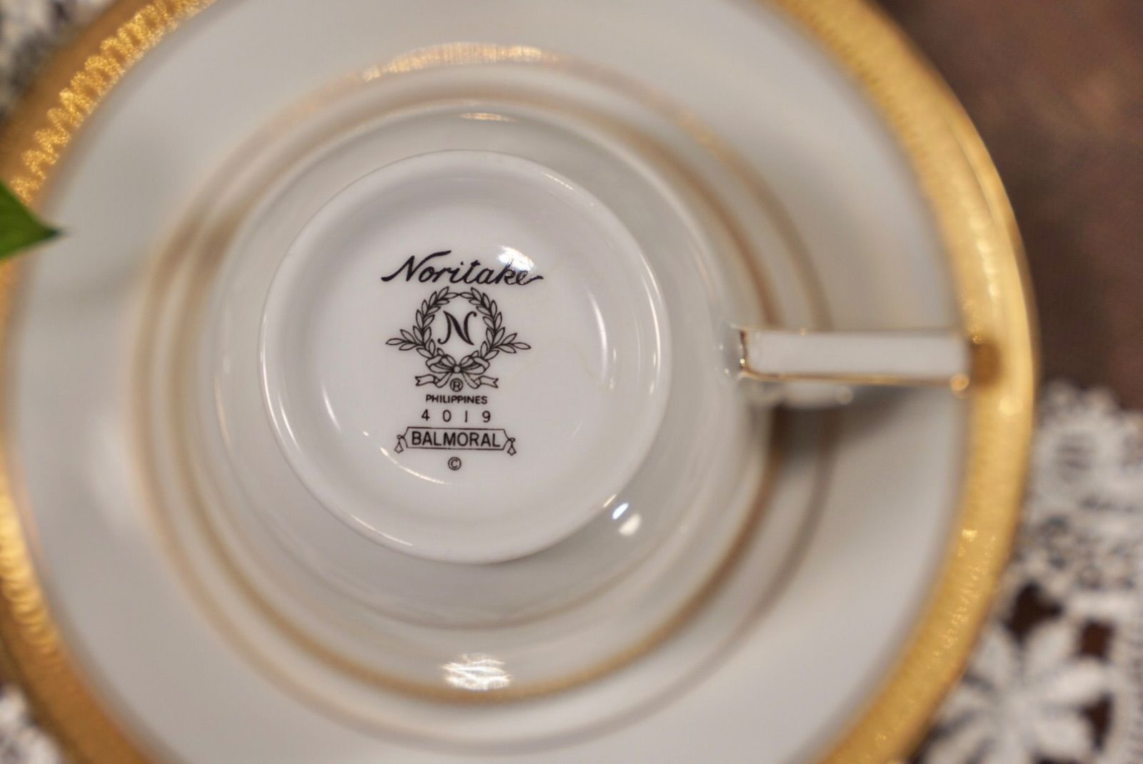 Noritake】ノリタケ BALMORAL バルモラル コーヒーカップ＆ソーサー