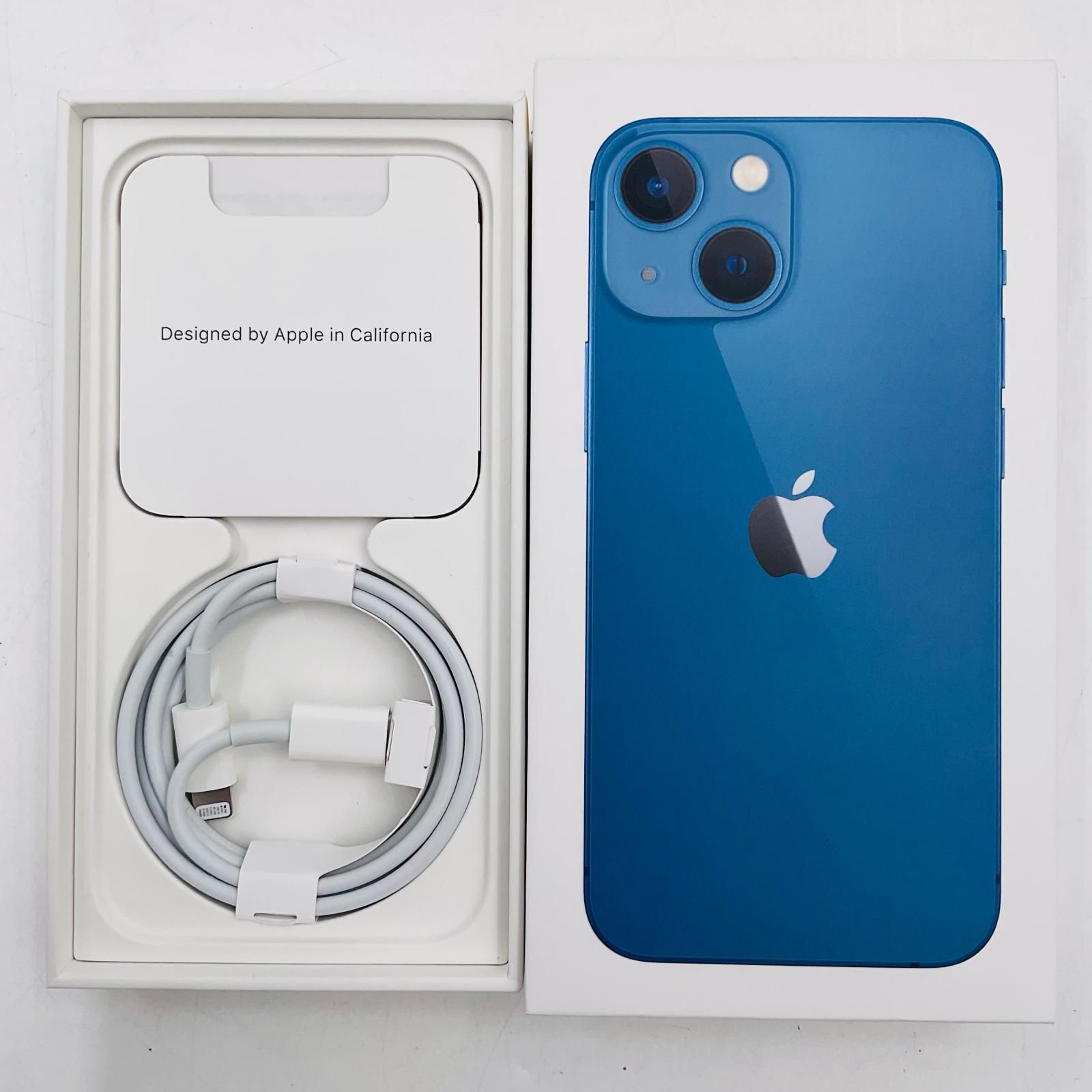 iPhone 13 mini 128GB ブルー SIMフリー 美品 - メルカリ