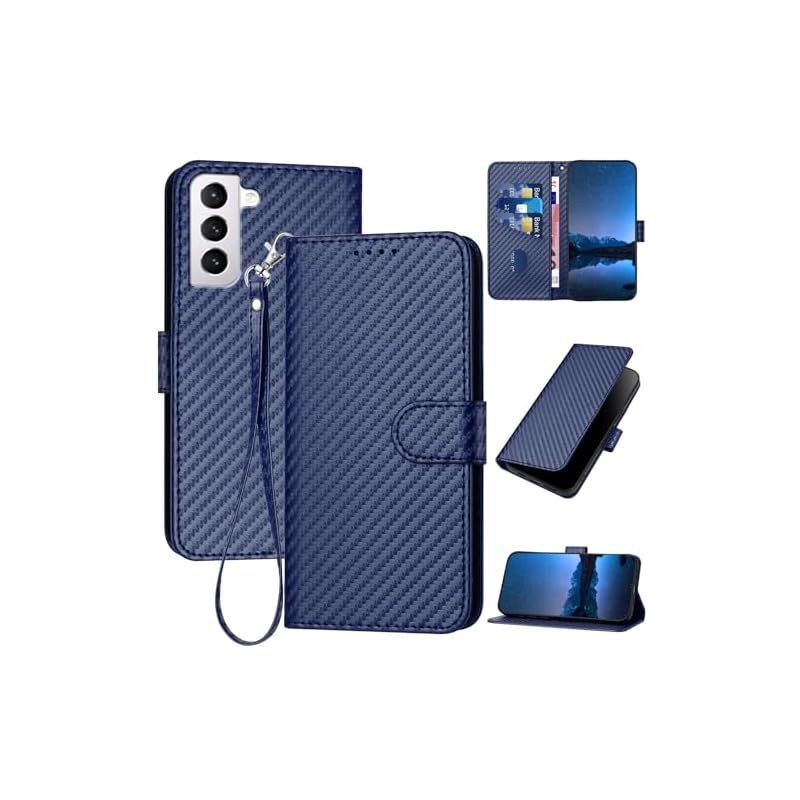 【新品】 Reddylin 対応 Galaxy S21 ケース 手帳型 ギャラクシーs21 ケース 手帳型 炭素繊維風 Galaxy S21 カバー スタイリッシュでシンプル Galaxy SC-51B ケース galaxys21ケース にあふれた 軽量  0
