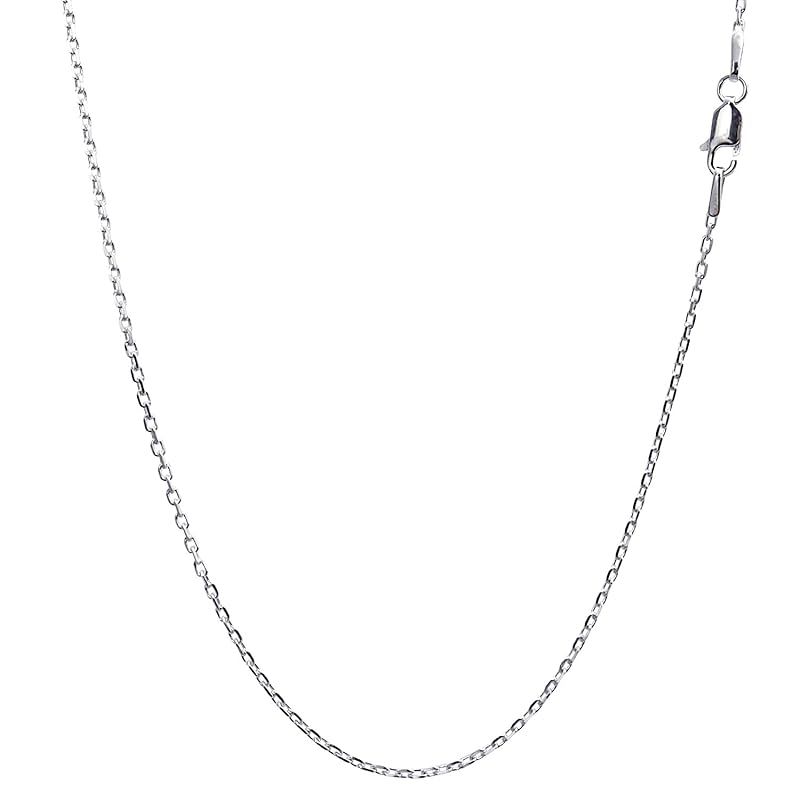 [シアーズ] あずき 4面カット チェーン ネックレス シルバー sv 925 幅 1.6mm 60cm 1