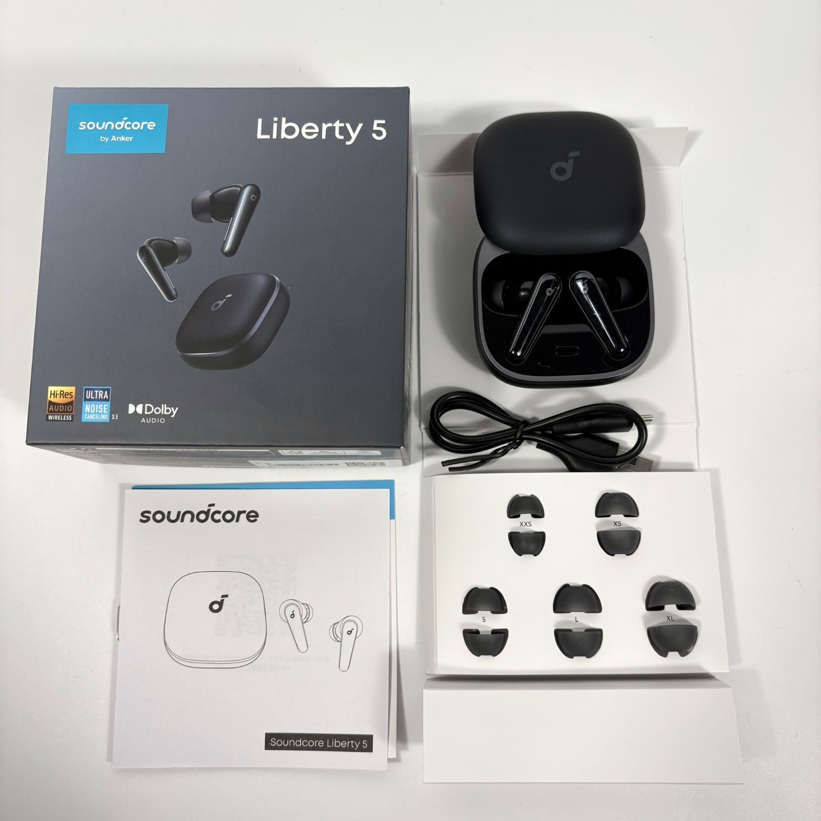 保証書付き Anker soundcore liberty 5 ブラック Anker Soundcore Liberty 5 ミッドナイトブラック | パソコン工房