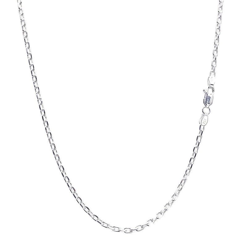 [シアーズ] シルバー925 SILVER 925 あずき4面カットチェーン 幅 2.6mm 長さ 55cm scl804c-55 1