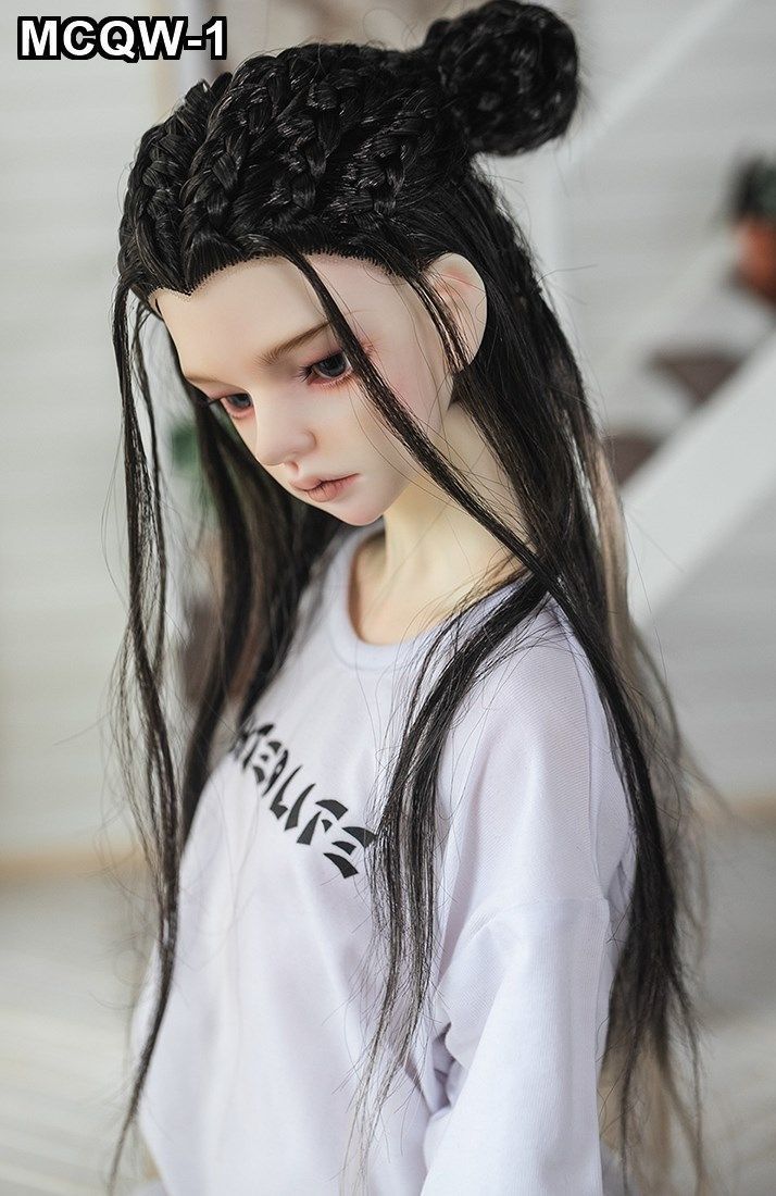 1/3 BJD カツラ ドール用 ウイッグ ハンドメイド