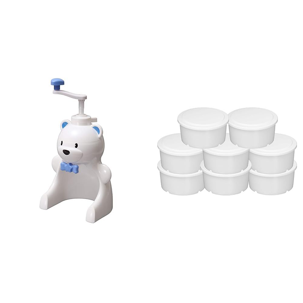 パール金属日本製 手動 かき氷器 しろくまくん 【かき氷器＋製氷カップ】K