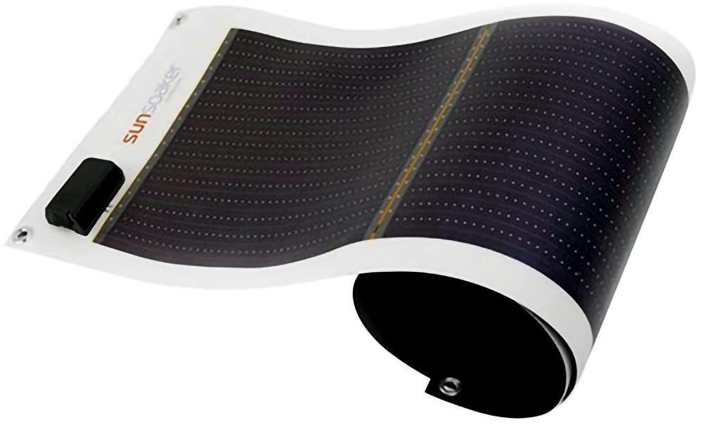 エフウエイブ SunSoaker 携帯充電用太陽電池シート10W ブラックm