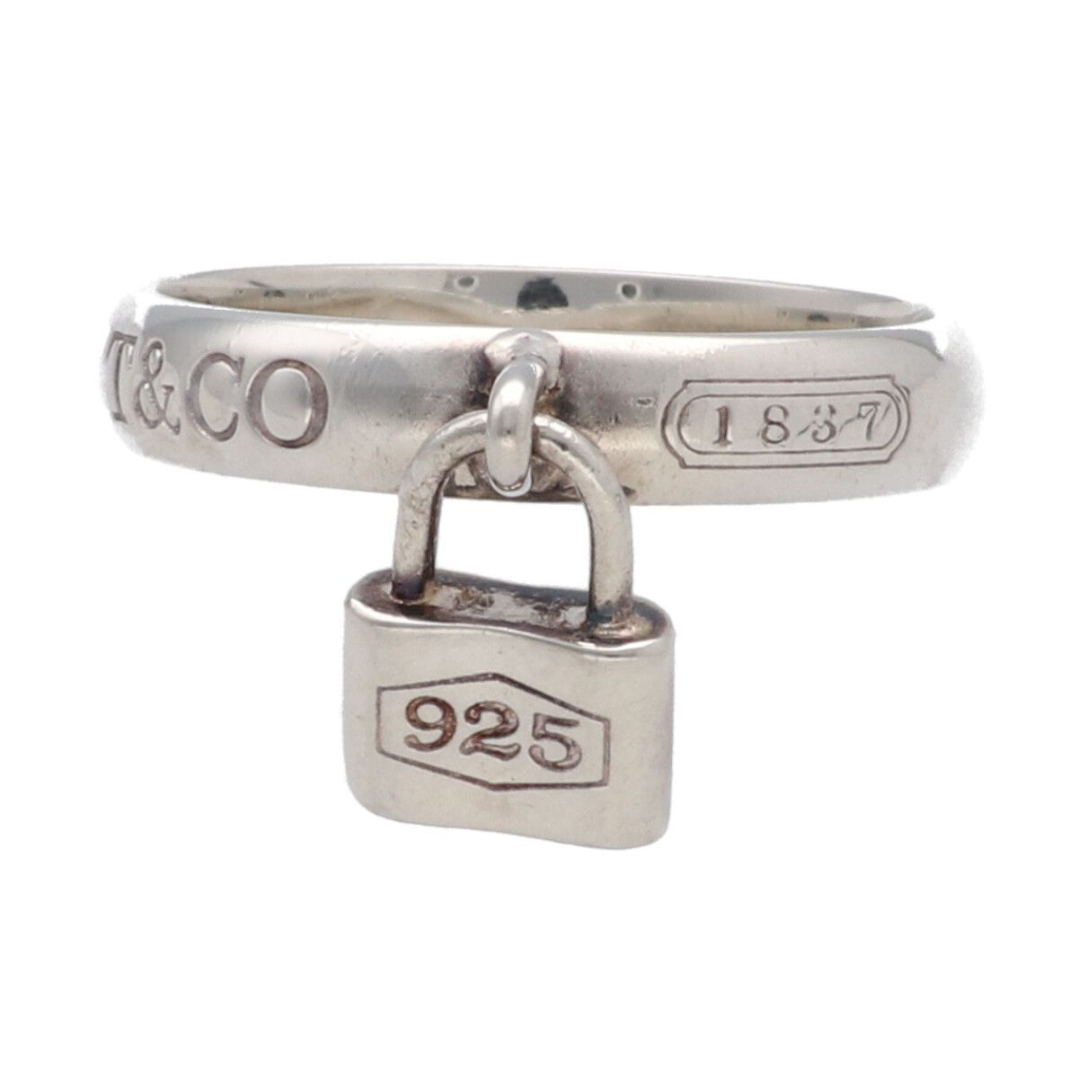 ティファニー カデナロックリング 南京錠 チャームSV925 11号1837 TIFFANY&Co.（ティファニー） カデナロックリング SV925 シルバー 重量