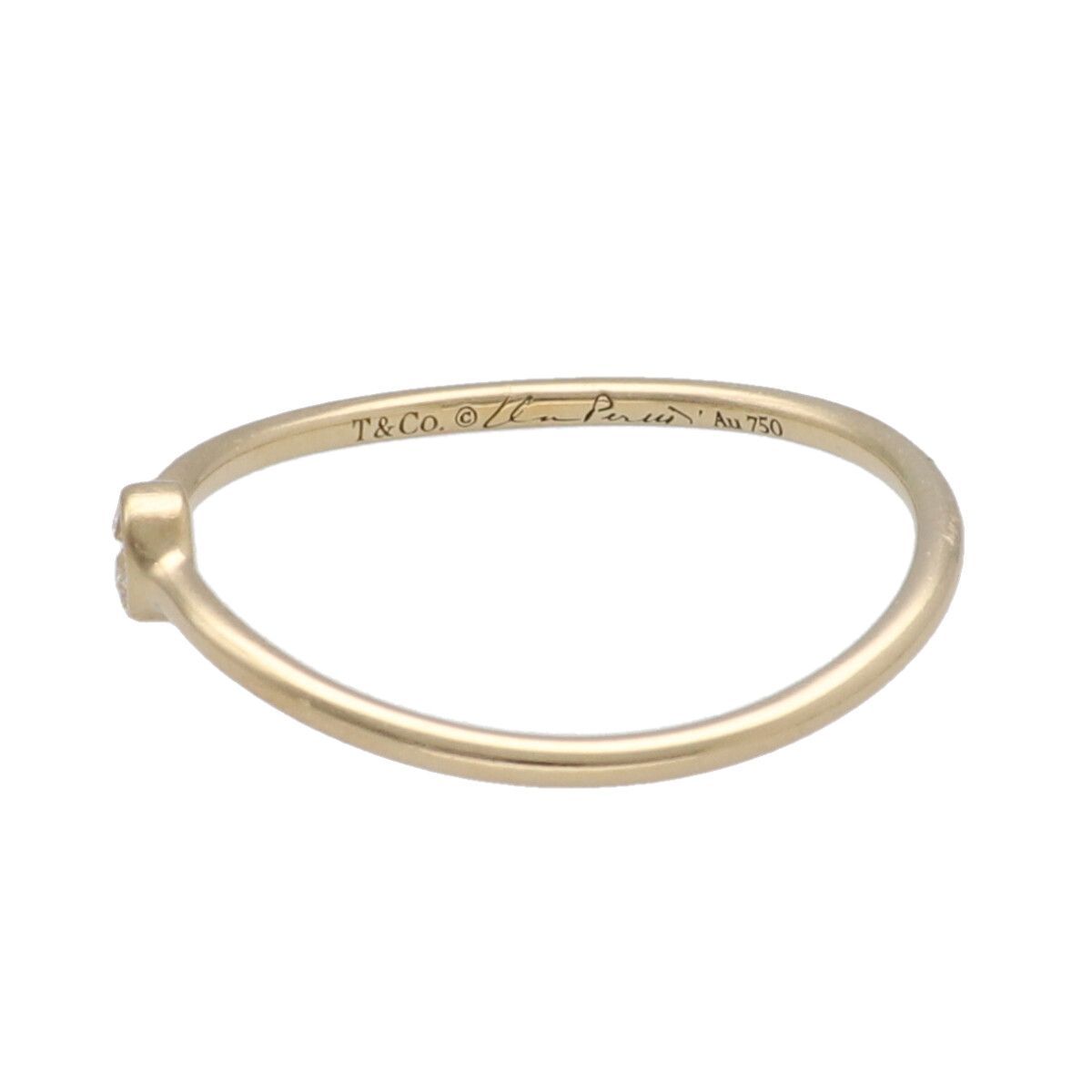中古】 Tiffany ＆ Co. ティファニー ウェーブ シングルロウ 