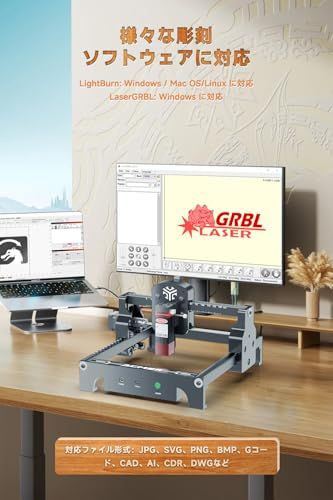 ACMER S1 2500mWレーザー彫刻機：0.01mmの精度と130×130mmの広い作業