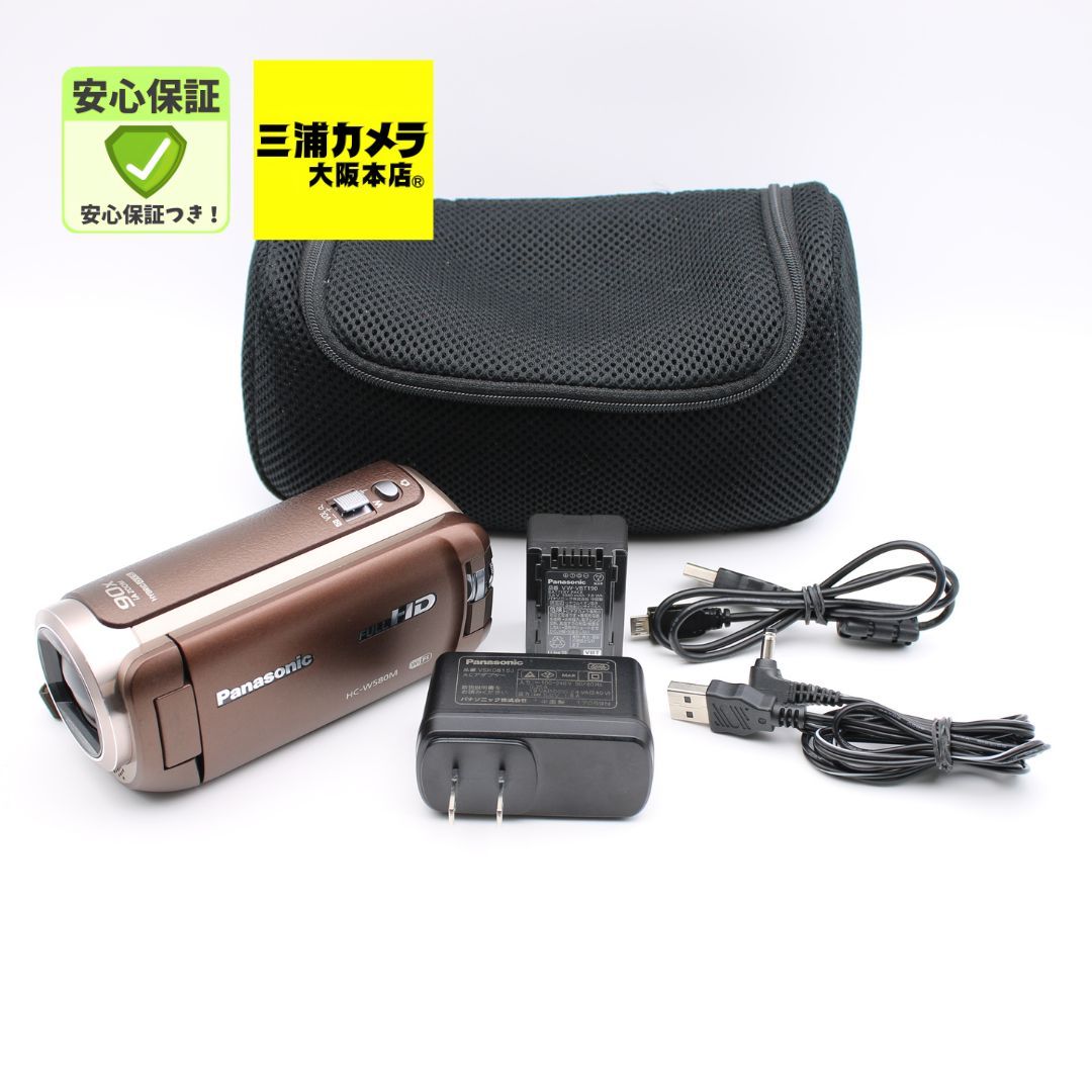 極上品】 Panasonic HC-W580M ブラウン 32GB サブカメラ搭載 高倍率90