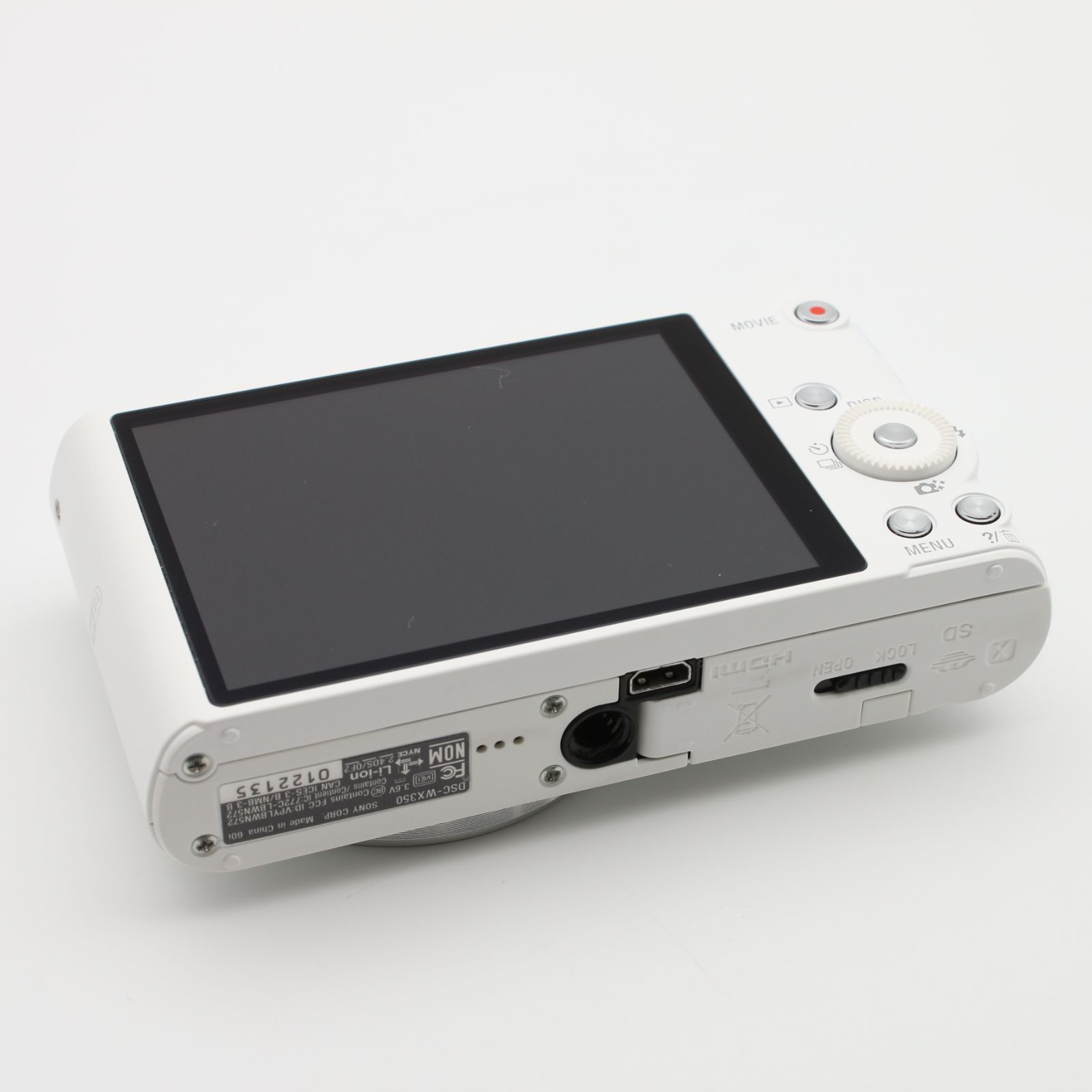 極上品】 SONY Cyber-shot DSC-WX350 ホワイト 光学20倍 デジタル