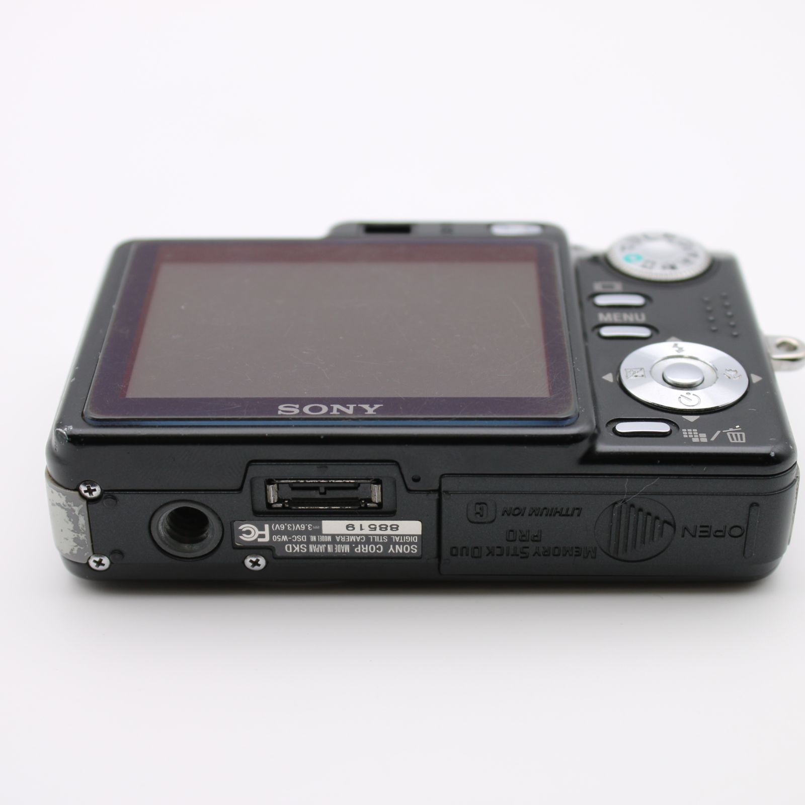 極上品】 SONY Cyber-Shot DSC-W50 ブラック デジタルカメラ
