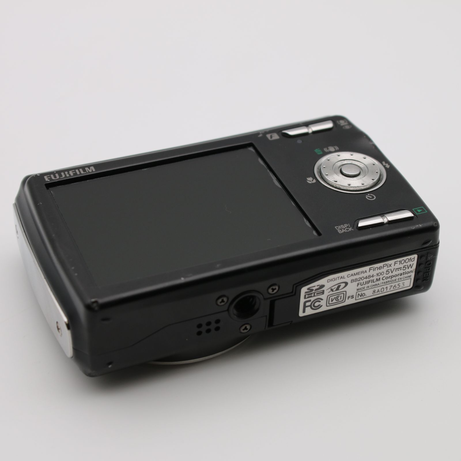 美品】 FUJIFILM FinePix F100fd ブラック FX-F100FDB デジタルカメラ 