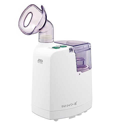 A&D 超音波式 温熱 ミスト 吸入器 家庭用 鼻 喉ケア 生理食塩水 使用可能 UN-135ECOpms