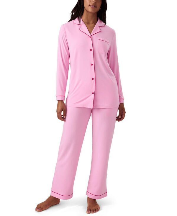 キンドリッド ブレイブリー レディース アンダーウェア ナイトウェア プラスサイズ Kindred Bravely Plus Size Clea Classic Long Sleeve Nursing Pajama Bubblegum