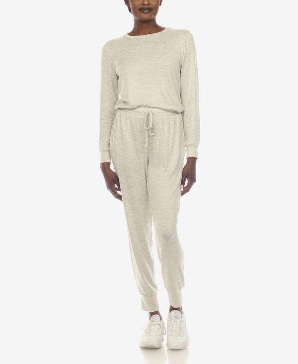 ホワイトマーク レディース アンダーウェア ナイトウェア White Mark Womens 2 Piece Tie Dye Lounge Set Brown ブラウン