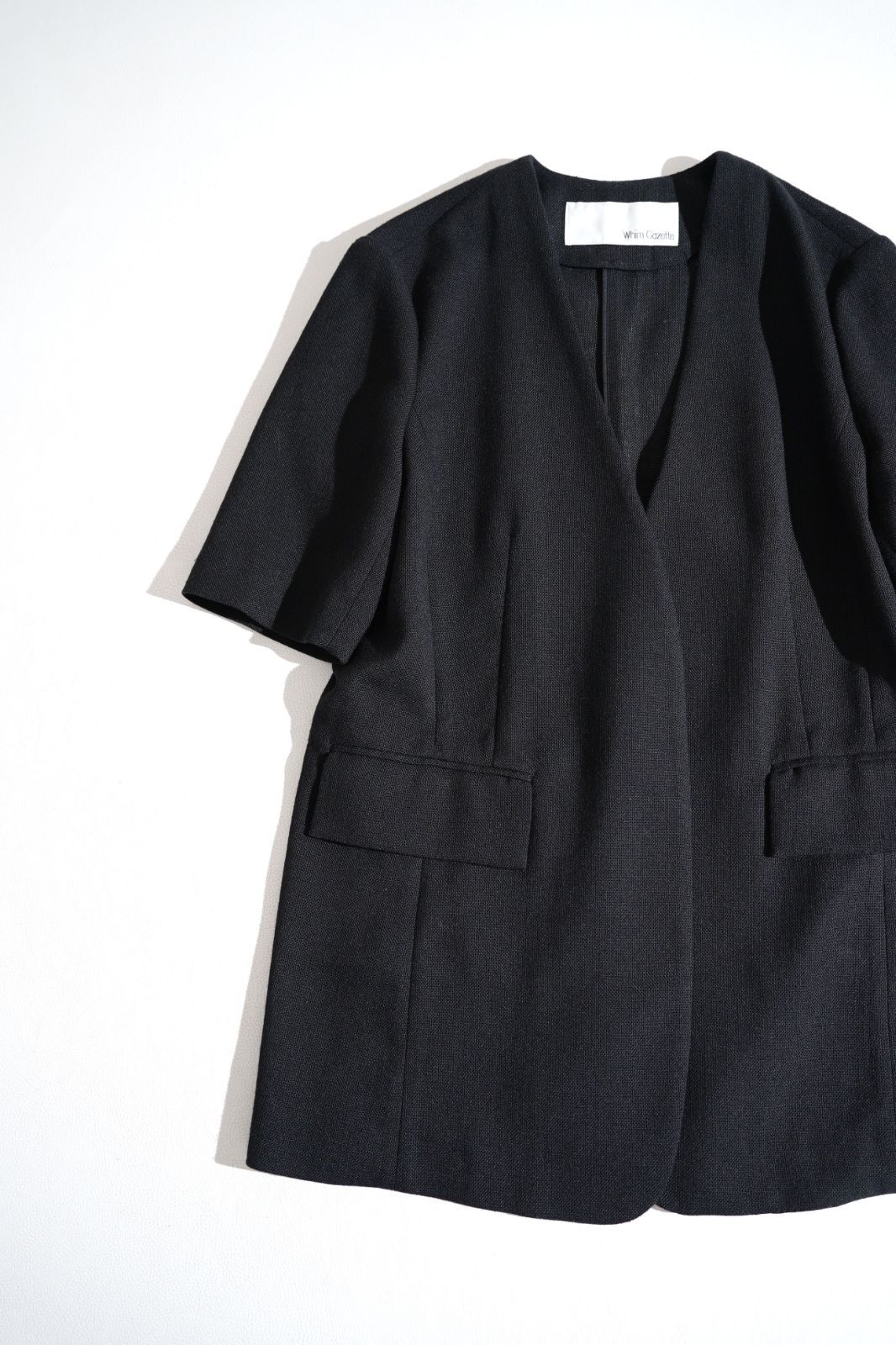 317t*美品 25SS ウィムガゼット ハーフスリーブジャケット 317t*美品 25SS ウィムガゼット ハーフスリーブジャケット
