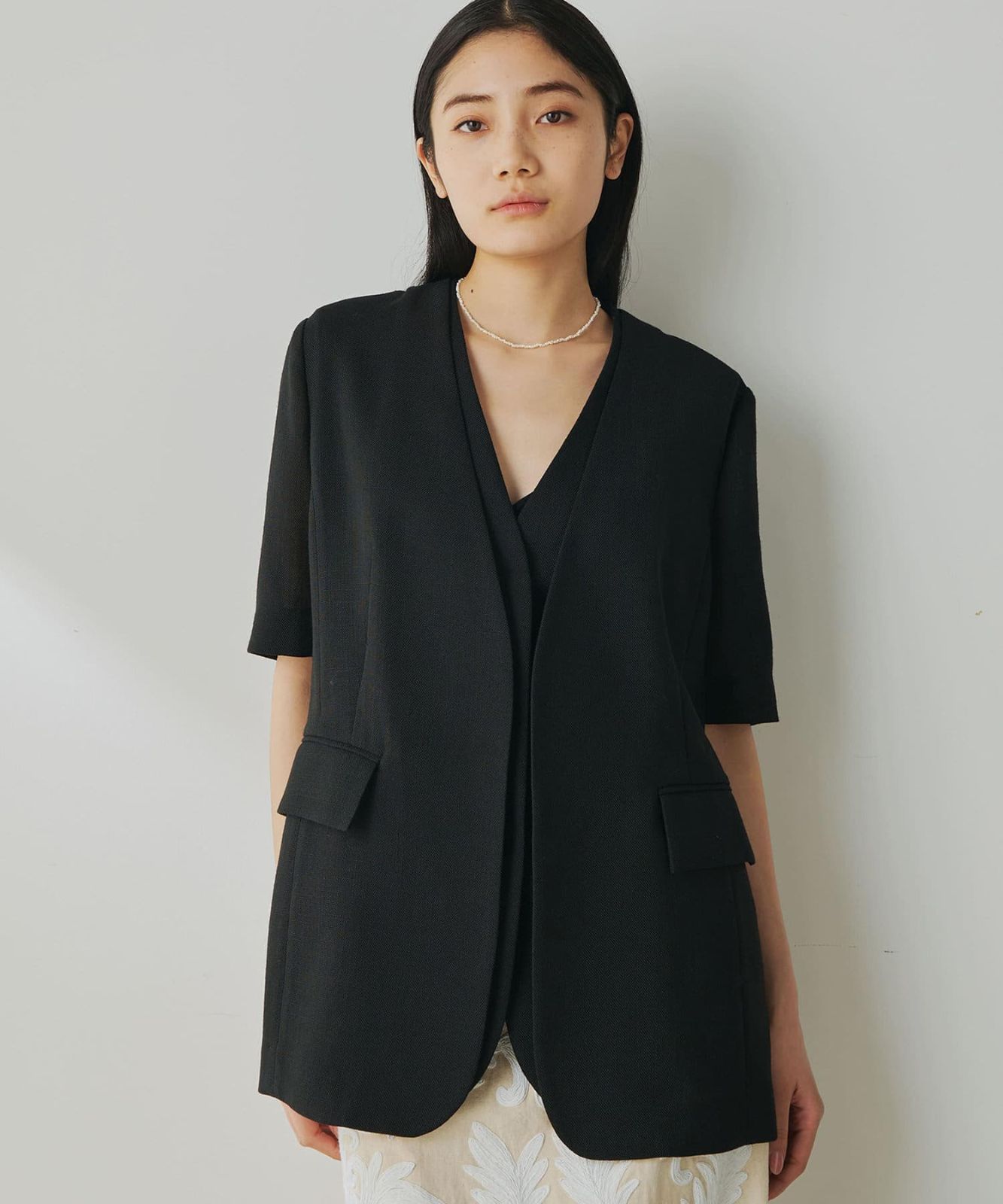 317t*美品 25SS ウィムガゼット ハーフスリーブジャケット 317t*美品 25SS Whim Gazette ウィムガゼット ジュートライクハーフ