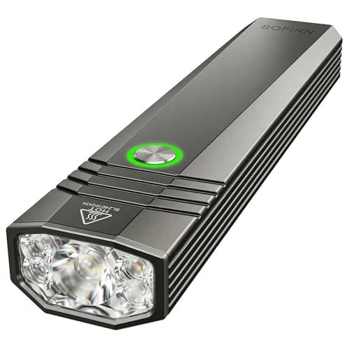 sofirn ST1 懐中電灯 充電式 フラッシュライト 明るい ledライト 1500ルーメン226m照射距離 USBC シンプル操作 IPX7防水 EDCワークライト 軽量 アウトドア・キャンプ・犬の散歩に最適 停電対策 作業用 国内発送