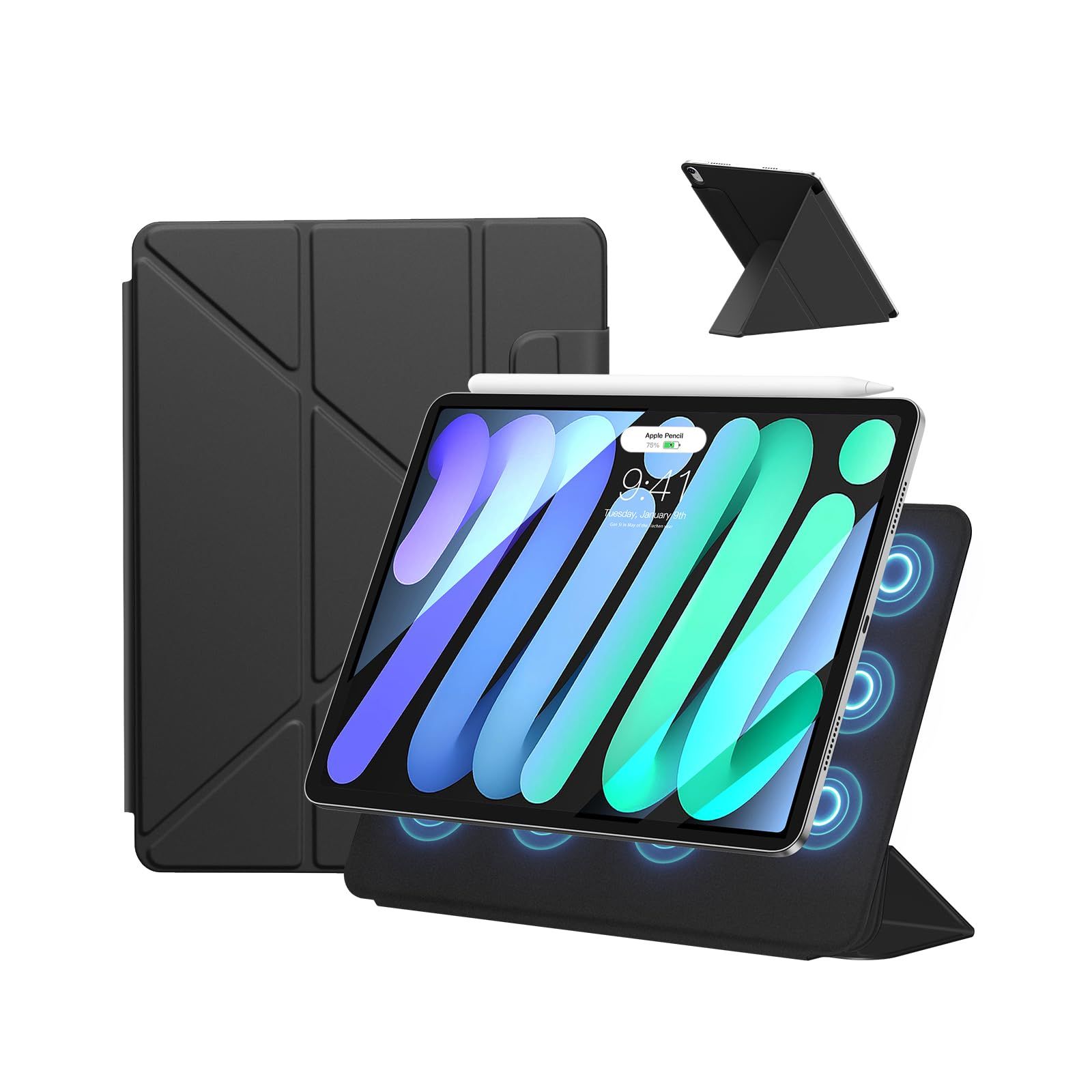 SANDUODD iPad mini7 ケース(A17 Pro、2024) iPad mini 第7/6世代 