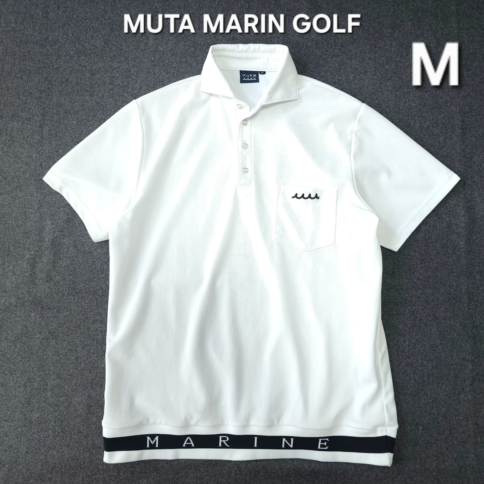 👌値下げ交渉受付中】美品 muta MARINE GOLF 半袖 ゴルフポロシャツ
