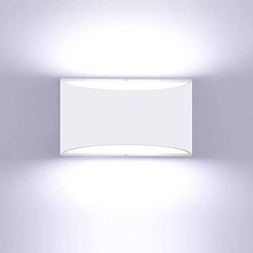 Lightess LED ブラケットライト ウォールランプ 壁掛け照明 玄関照明 ナイトライト 高輝度 省エネ 壁掛けランプ 門柱灯 ベッドサイド 装飾 廊下 階段 寝室 10W（ホワイト） 国内発送