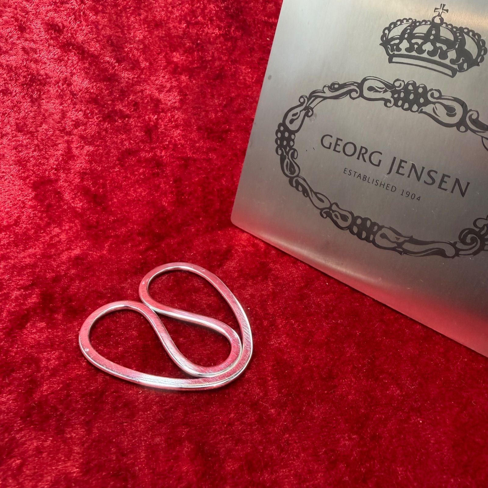 美品 マネークリップ ♯3 ジョージジェンセン/GEORG JENSEN