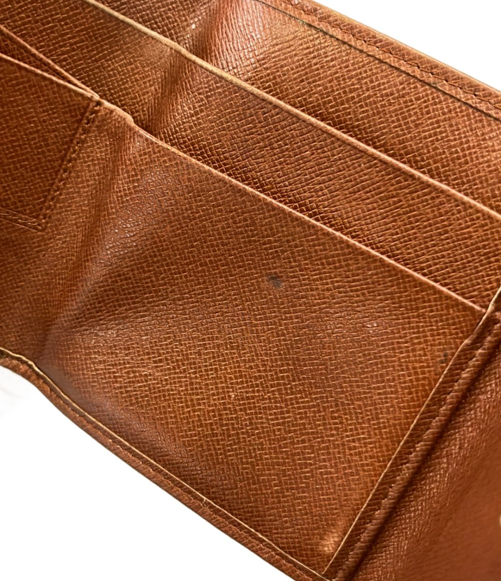 『USED』 LOUIS VUITTON ルイ・ヴィトン ポルトモネビエ カルトクレディ M61660 二つ折り財布 モノグラムキャンバス ブラウン【中古】 LV๑ルイヴィトン*二つ折り財布✧ポルトモネビエ๑カルトクレディ*M61660