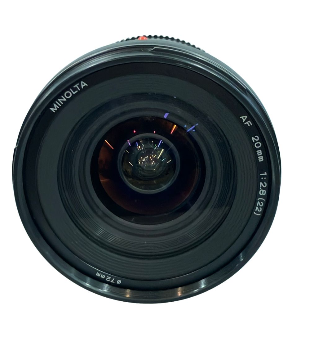 訳あり ミノルタ 交換用レンズ AF 20mm F2.8 MINOLTA 訳あり ミノルタ 交換用レンズ AF 20mm F2.8 MINOLTA - メルカリ