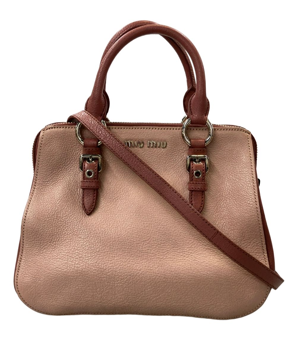 MIUMIU ミュウミュウ　マドラス　2way ショルダーバッグ　ハンドバッグ miu miu（ミュウミュウ） マドラス 2way ハンドバッグ ショルダー