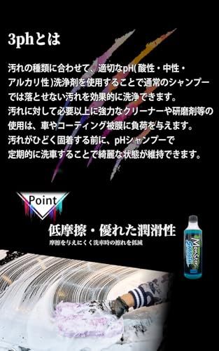 プロスタッフ(Prostaff) 洗車用品 カーシャンプー トライアルセット モンスター 3pH-S 限定セット 汚れ徹底洗浄 実感シャンプーセット 国内発送