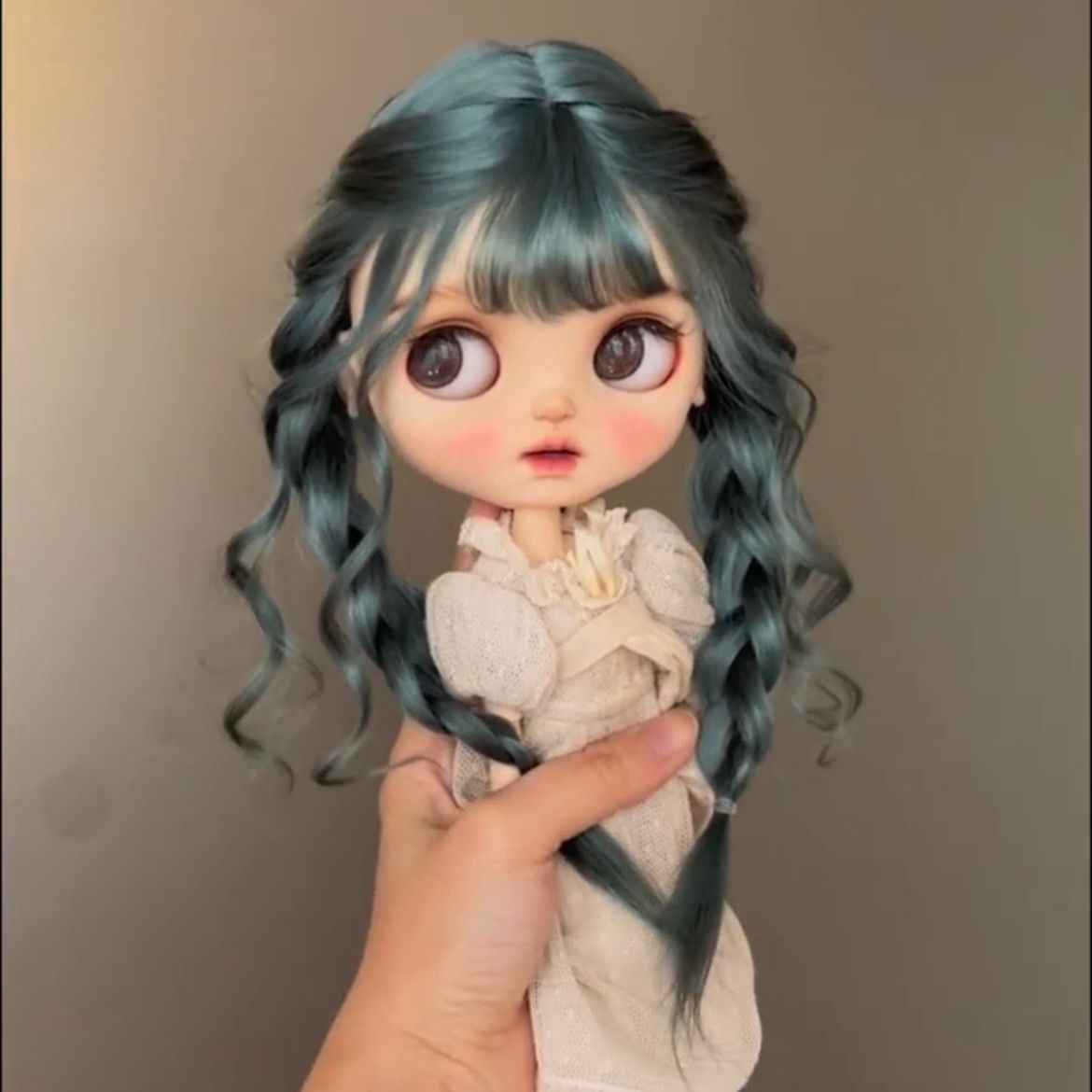 ブライス ウィッグ モヘアウィッグ 海外作家 魔女グリーン カジュアル