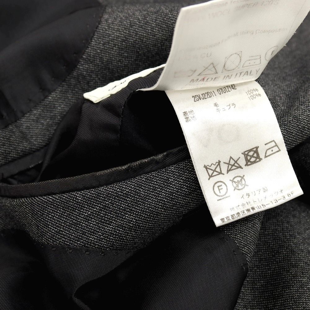 中古】タリアトーレ TAGLIATORE ウール 2つボタンスーツ グレー