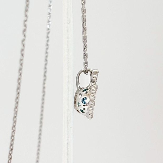 K10 ブルートパーズ ダイヤ ネックレス【STAR JEWELRY】(スター 