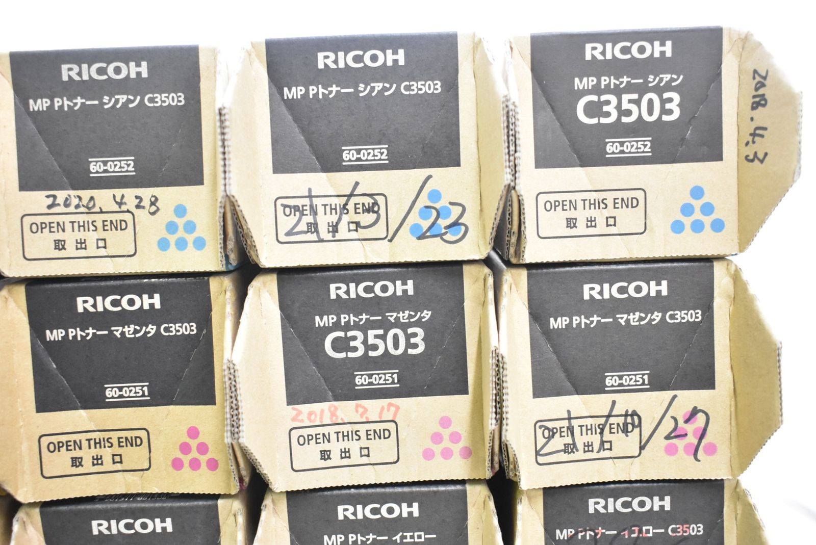 未使用 リコー 純正トナー C3503 4色16本 - メルカリ