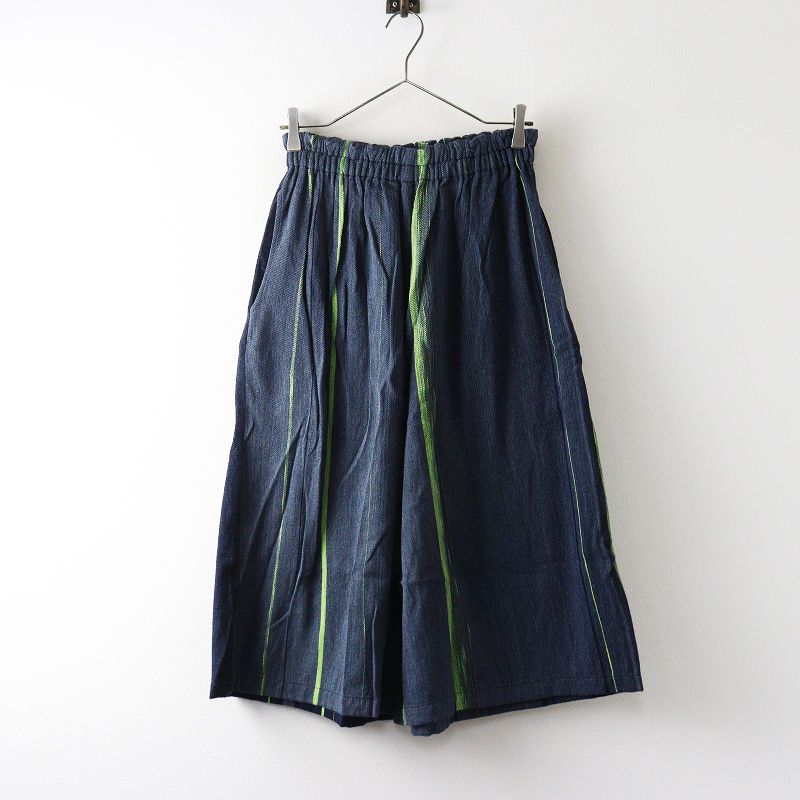 玉木新雌 タマキニイメ tamaki niime wide pants SHORT＼ネイビー