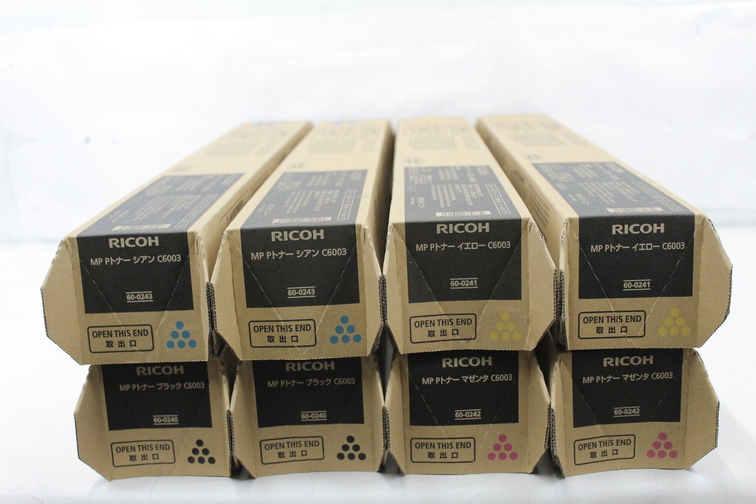 RICOH リコー トナー c6003 4色8本 RICOH MP Pトナー C6003 、8本