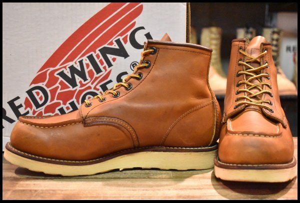 【8.5E 箱付 良品 05年】レッドウィング 875 アイリッシュセッター オロイジナル モックトゥ 編み上げ ブーツ redwing HOPESMORE【GE008】