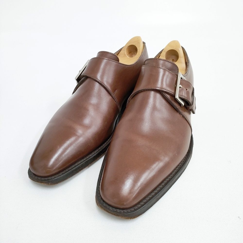 ジョンロブ ローファー ブラウン 5 1/2 JOHN LOBB スエード スウェード