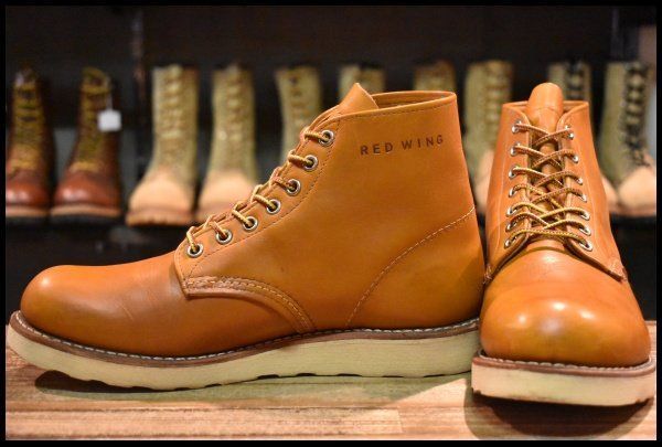 【7D 良品 11年】レッドウィング 9871 ゴールドラセット アイリッシュセッター プレーントゥ 編み上げ ブーツ redwing HOPESMORE【GE010】