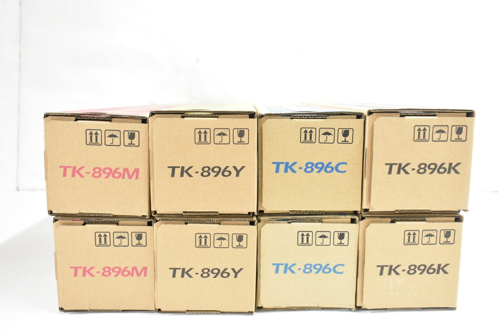 未使用 京セラ 純正 トナー TK-896 4色8本（シアン・マゼンタ・イエロー・ブラック） KYOCERA IT4YC9L8QG8H-D-L20-byebye