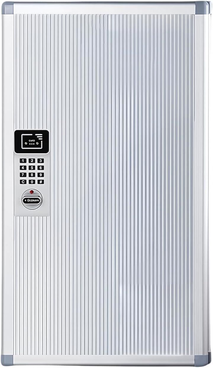 AOVOCO キーボックス 壁掛け 暗証番号/センサー テンキー 電池式 非常解錠キー付き keybox 鍵収納ボックス セキュリティキーボックス 省スペース 会社 事務所 業務用 オフィス 盗難防止 (48個収容)