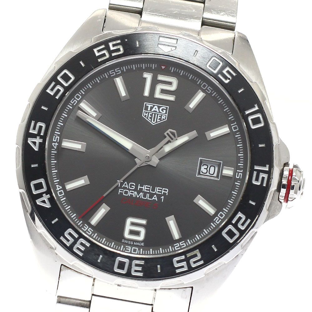 訳あり タグホイヤー TAG HEUER WAZ2011 フォーミュラー1 デイト キャリバー5 自動巻き メンズ _863928 訳あり タグホイヤー TAG HEUER WAZ2011 フォーミュラー1 デイト